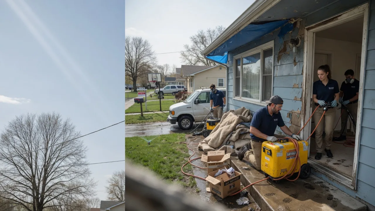 Basement Flood Cleanup in Burlington, OK near me